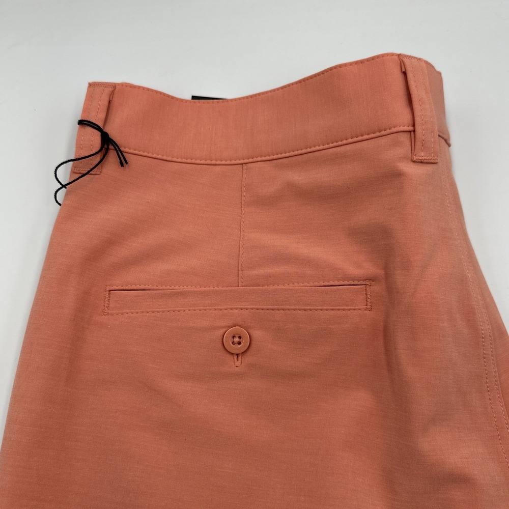 Travis Mathew 8" Tech Chino Golf Shorts - Terra Cotta Canvas - Men's 36 **NEW** - Picture 7 of 10